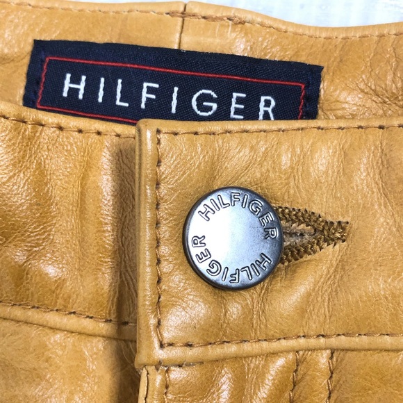 ❤️SOLD❤️ Tommy Hilfiger Genuine Leather Pants - Picture 5 of 8